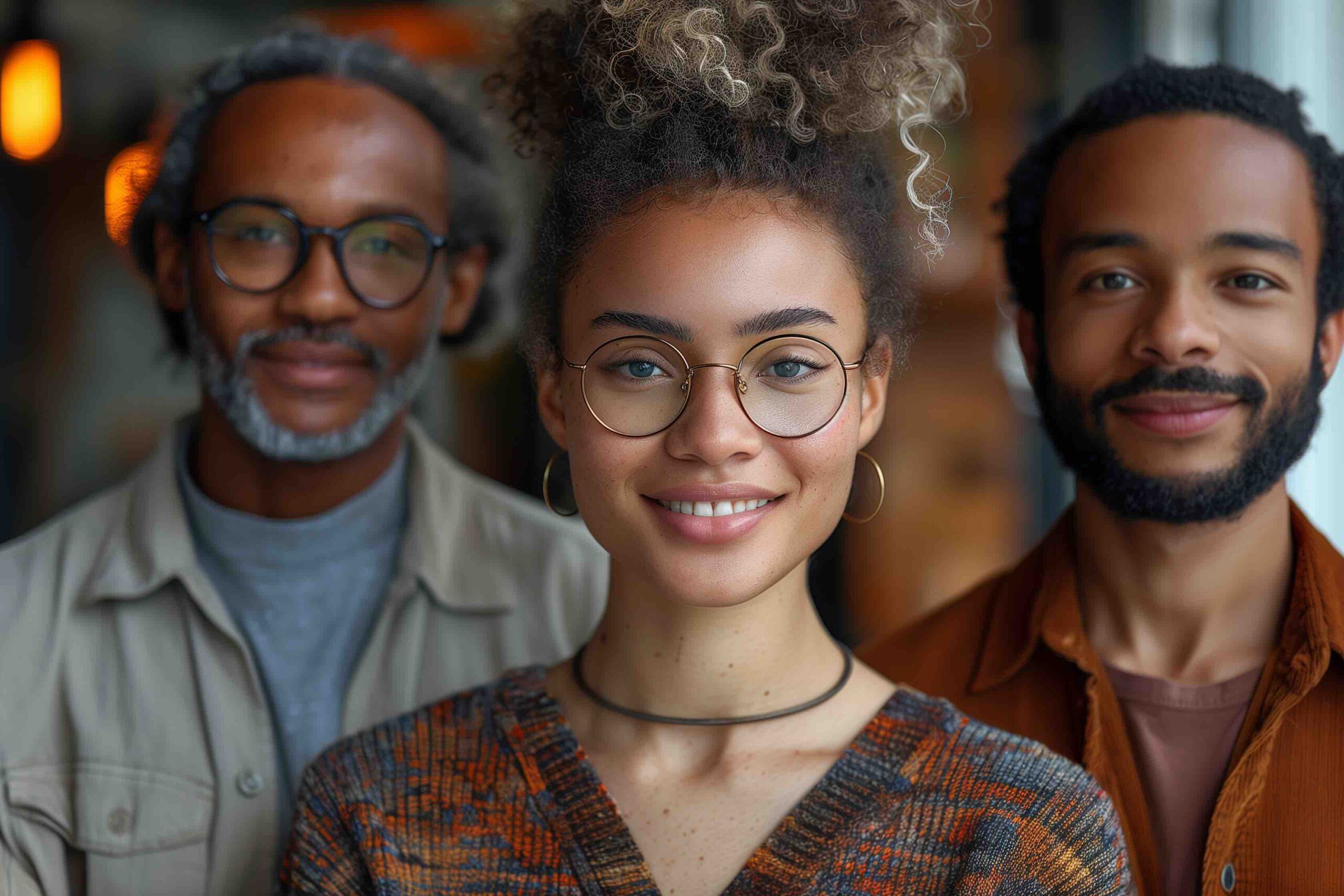 Diverse workforce collaborating in a healthy workplace