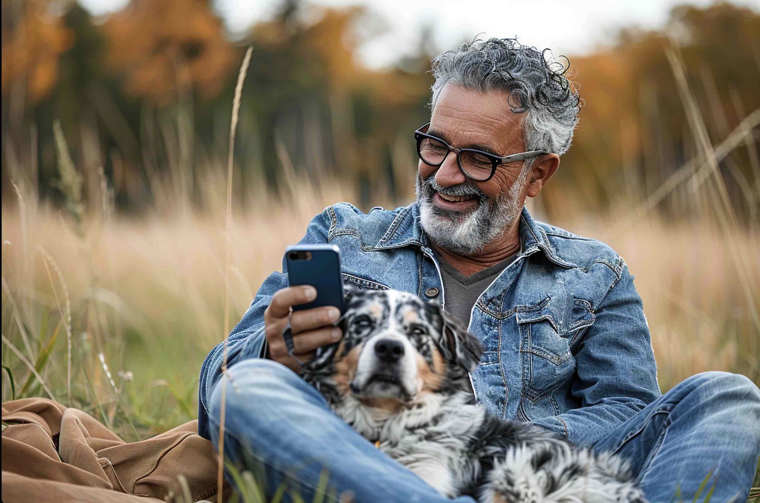 Person reviewing their health trends on a mobile app